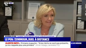 Marine Le Pen et Éric Zemmour se livrent un duel à distance