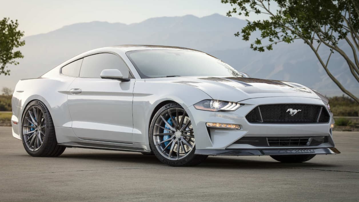 Cette Mustang préfigure le virage vers l'électrique que Ford opére actuellement.