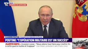 Vladimir Poutine: "En essayant de persécuter la Russie, l'Occident a laissé tomber son masque de civilité et a commencé à agir de manière belliqueuse"