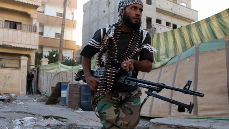 Un soldat de l'opposition syrienne le 12 septembre.