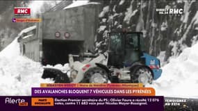 Des avalanches bloquent sept véhicules dans les Pyrénées