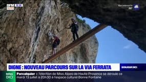 Digne-les-Bains: un nouveau parcours sur la via ferrata