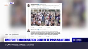 Pass sanitaire: d'importantes manifestations dans le Sud