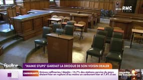 "Mamie stups" gardait la drogue de son voisin dealer 