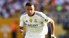 Kylian Mbappé lors du match Real Madrid-Dortmund (3-2, Coupe du monde des clubs), le 5 juillet 2025