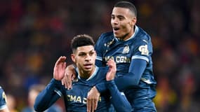 Mason Greenwood et Luis Henrique avec l'OM le 23 novembre 2024