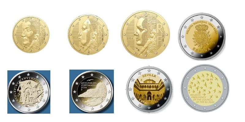 De nouvelles pièces de monnaie sont introduites dans l'Union européenne. 