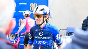 Guillaume Martin sur le Tour des Alpes Maritimes, le 23 février 2025, avec la formation Groupama FDJ