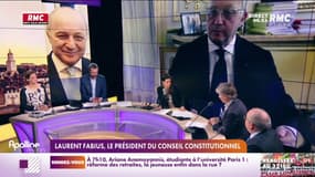 Portrait de Laurent Fabius, président du Conseil consitutionnel