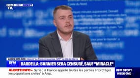 Censure de l'exécutif: Louis Boyard (NFP) affirme que "la fin de cette situation, c'est le départ de Macron"
