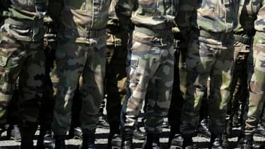 Militaires en rang. (Photo d'illustration)