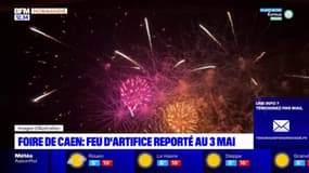 Foire de Caen: annulé samedi soir, le feu d'artifice de clôture reporté au 3 mai 