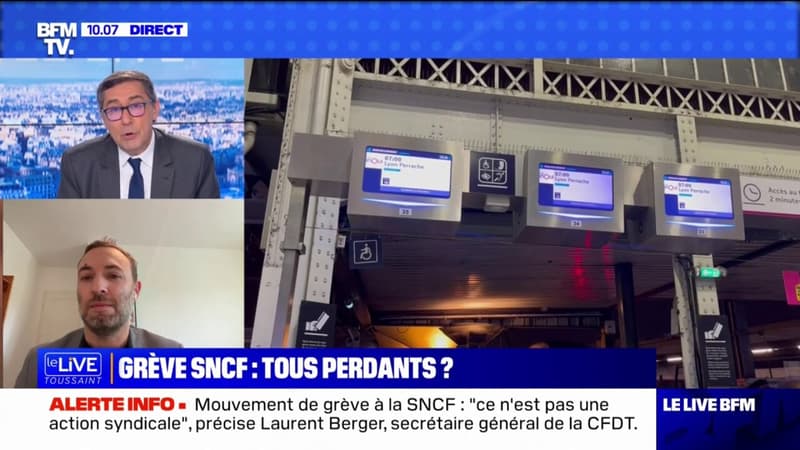 Thomas Portes, député Nupes: « L’unique responsable de la grève, c’est la direction de la SNCF »