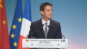 "Je voudrais adresser aujourd'hui ce message aux chefs d'entreprises chinoises: venez vous installer en France!", a lancé Manuel Valls jeudi.