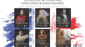 L'Ordre des avocats du barreau de Paris a lancé une campagne d'affichage pour interpeller les candidats à l'élection présidentielle. 