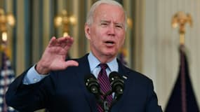 Le président Joe Biden s'exprime sur le risque d'un défaut de paiement, à la Maison Blanche, le 4 octobre 2021