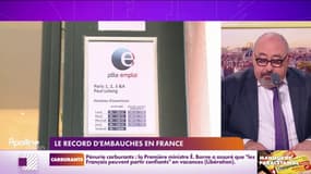 Le record d'embauche en France 