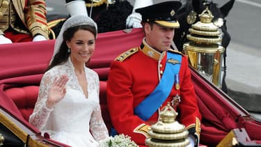 Kate et William le jour de leur mariage, le 29 avril 2011.