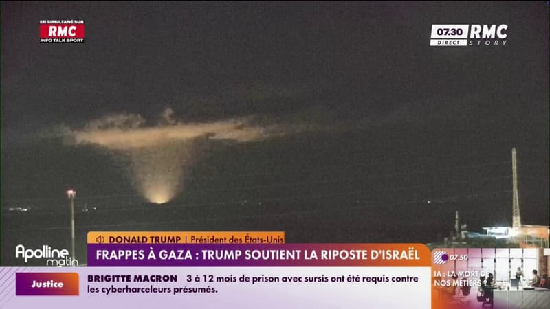 "Ils ont eu raison de riposter": Trump soutient les frappes israéliennes à Gaza
