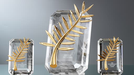 La palme d'or est fournie officiellement par Chopard.