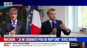 Patrick Sauce, chef du service international de BFMTV, revient sur les coulisses de l'interview avec Emmanuel Macron