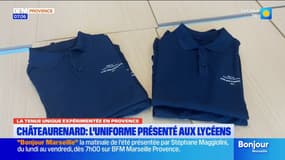 Châteaurenard: l'uniforme présenté aux lycéens