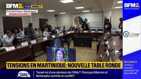 Tensions en Martinique: table ronde entre autorités et des manifestants