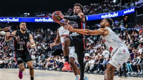 TJ Shorts lors de Paris-Monaco le 17 juin 2025