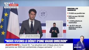 Gabriel Attal: "Un consensus très large se dessine autour du pass vaccinal, y compris venant de groupes politiques de l'opposition"