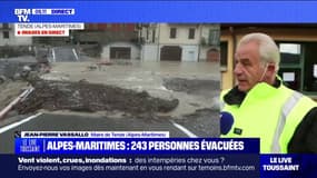 Intempéries dans les Alpes-Maritimes: "L'accès sur la commune est vraiment difficile", relate le maire de Tende