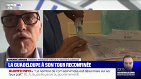 Covid-19: Bruno Jarrige (CHU de la Guadeloupe) espère qu'un "confinement plus strict" aidera "à canaliser l'explosion des cas"