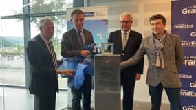 Dévoilement de la première pierre du "Mur des Noms" ce mardi 1er octobre au mémorial Alsace Moselle