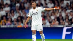 Kylian Mbappé lors de Real Madrid-Villarreal, le 5 octobre 2024.