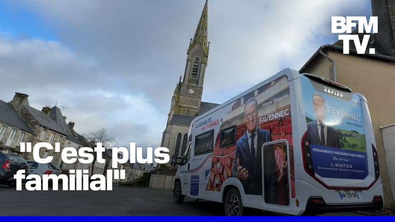 Mayenne: ce député n'a plus de bureau mais un camping-car