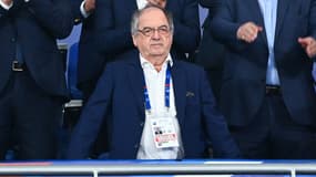 Noël Le Graët pendant un match des Bleus