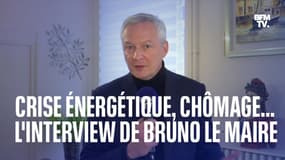 Crise énergétique, réforme de l'assurance chômage.. l'interview de Bruno Le Maire sur BFMTV en intégralité