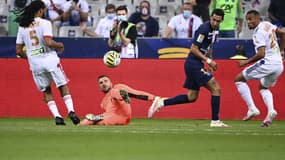 Anthony Lopes lors de PSG-OL, au Stade de France le 31 juillet 2020