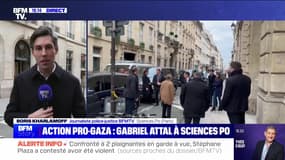 Story 5 : Action pro-Gaza, Gabriel Attal à Sciences Po - 13/03