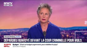 "Charlotte (Arnould) était une jeune fille extrêmement fragile au moment des faits, Gérard Depardieu le savait très bien", assure Anouk Grinberg, actrice