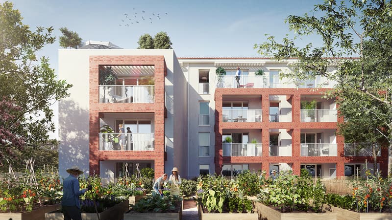 Nouvelle résidence seniors Serenly située dans le quartier Bonnefoy à Toulouse