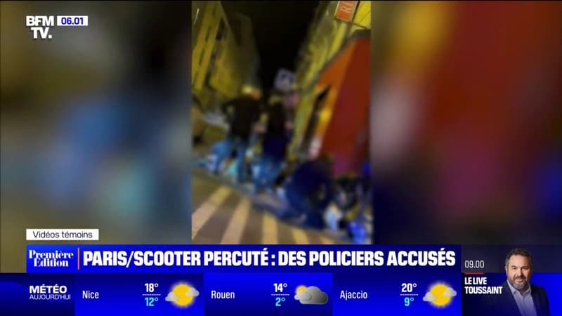Paris: des policiers accusés d'avoir percuté trois mineurs à scooter