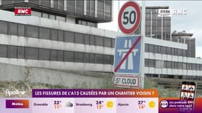 Les fissures de l'A13 causées par un chantier voisin ?