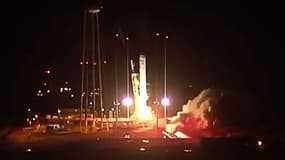La fusée américaine Antares a décollé du pas de tir de Wallops Island, le 17 novembre 2018