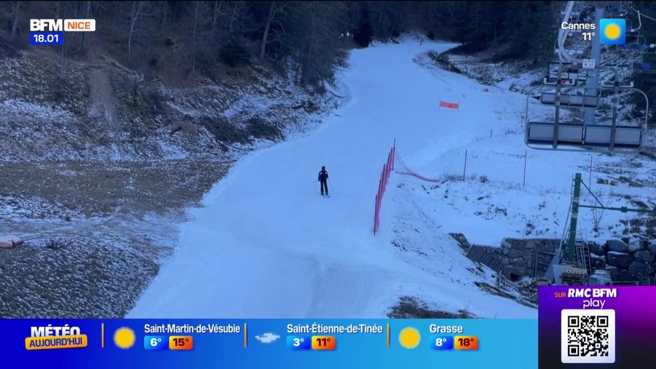 Johnny Roubion Roubion ouvre avec seulement deux pistes