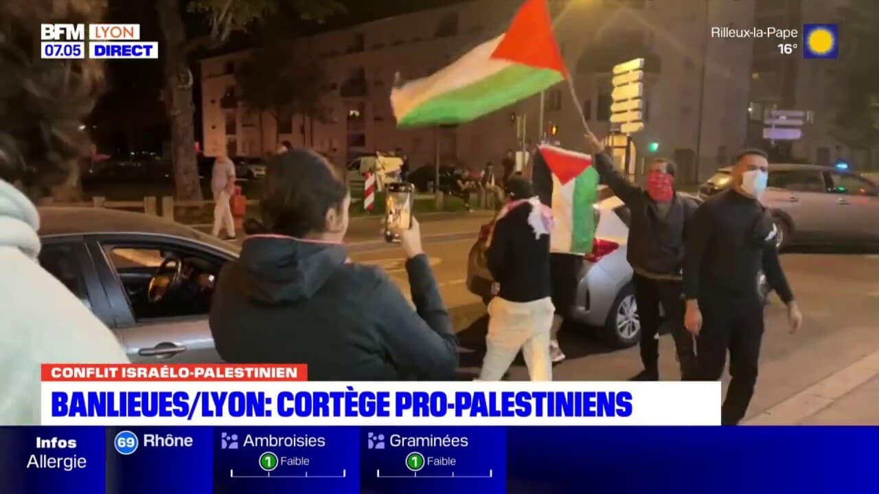 Saint-Étienne. Palestine : 300 personnes ont défilé dans le calme malgré  l'interdiction
