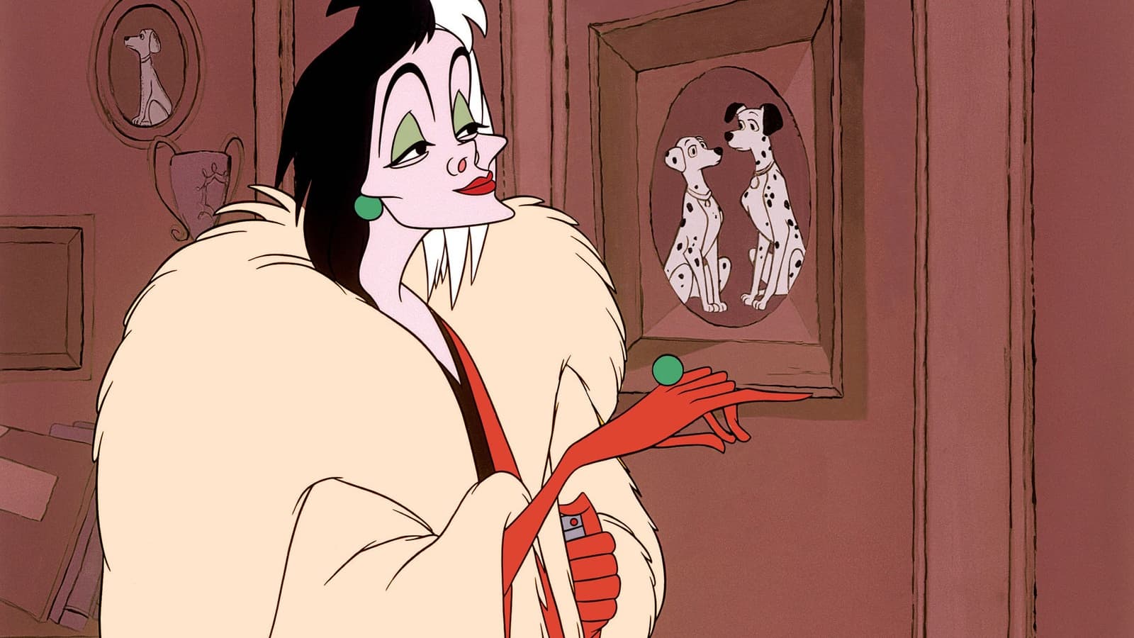 Cruella dans "Les 101 Dalmatiens" Cruella dans "Les 101 Dalmatiens"