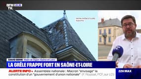 Orages en Saône-et-Loire: "Une partie de la ville a été dévastée", déplore le maire de Digoin