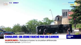 Choulans : un jeune fauché par un camion