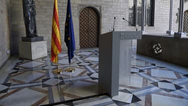 Carles Puigdemont devait prononcer un discours.
