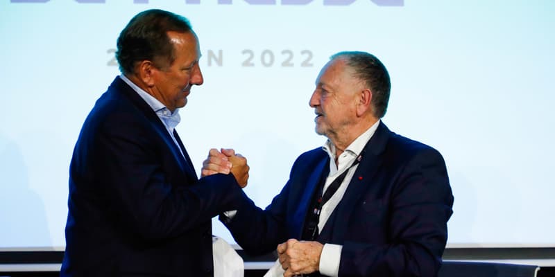 John Textor avec Jean-Michel Aulas